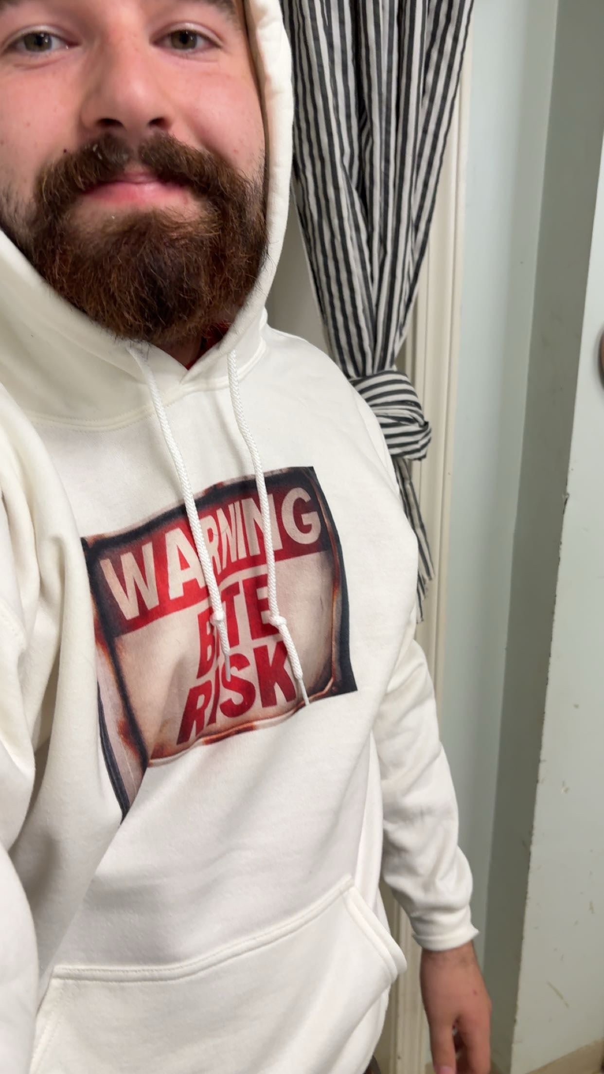 Warning Bite Risk Hoodie